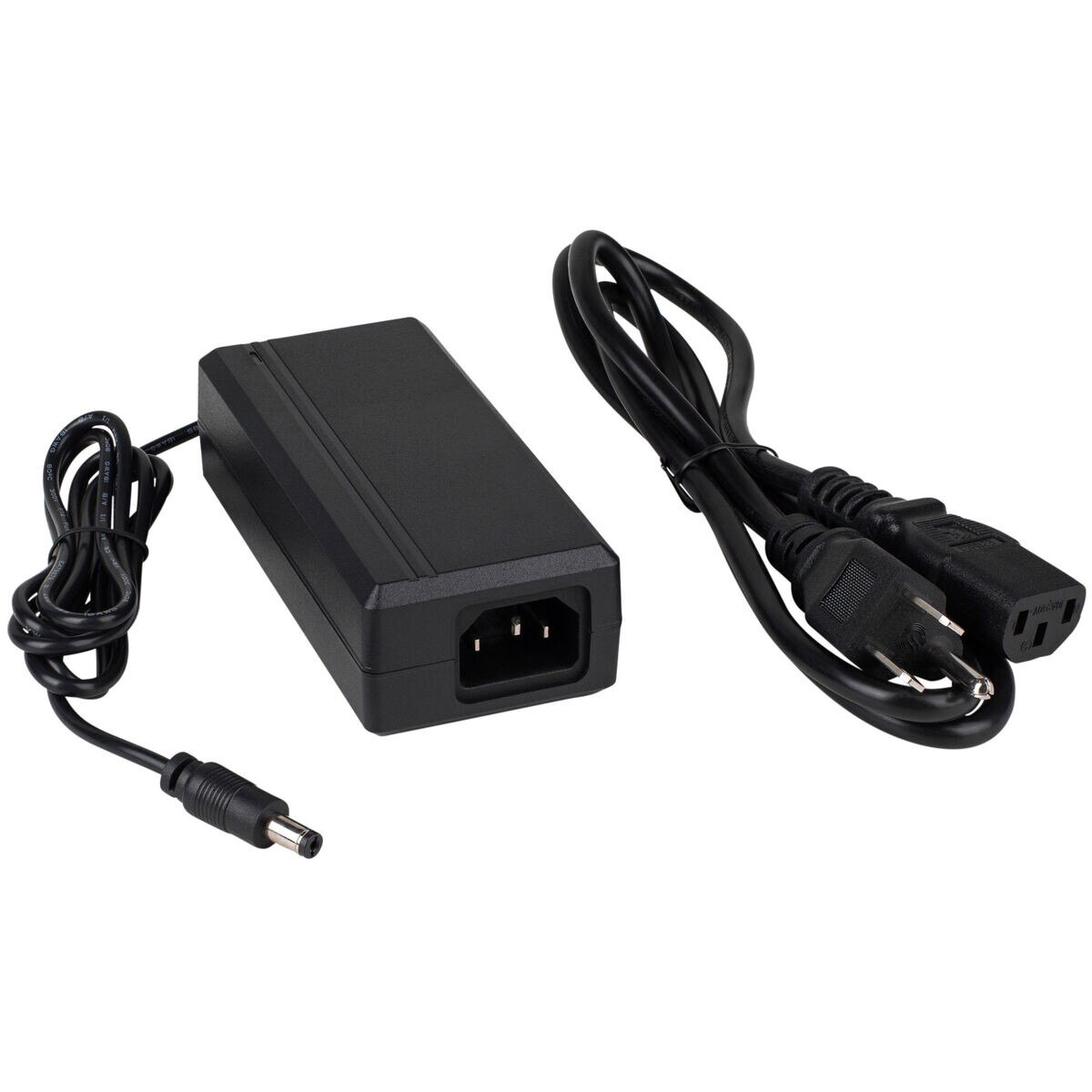 15V 4A DC Power Supply AC Adapter with 2.1 x 5.5mm Center Positive (+) Plug